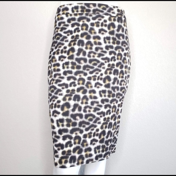Ann Taylor Dresses & Skirts - Ann Taylor | Leopard Animal Classic Pencil Skirt 6